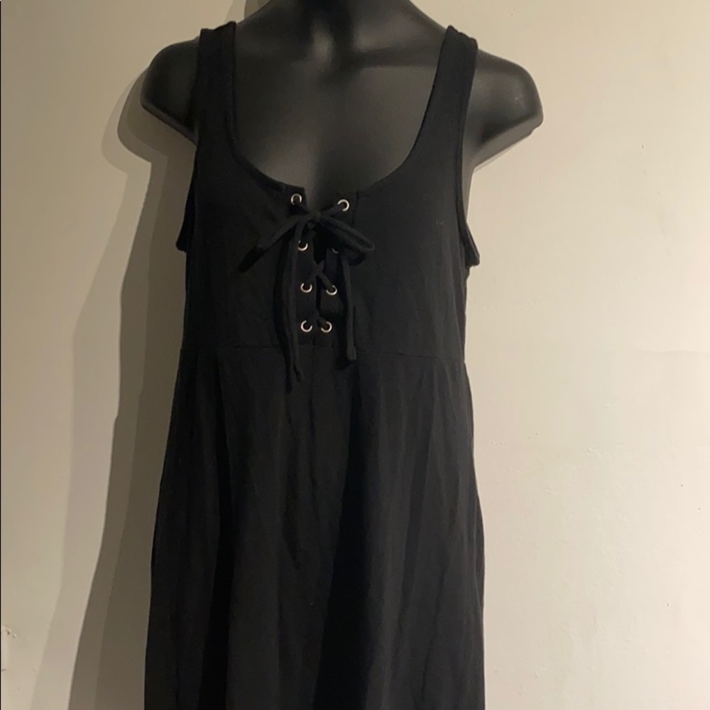 Aeropostale | Dresses | Aeropostale Black Lace Up Dress